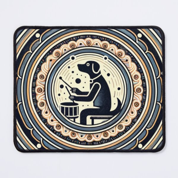 Item preview, Meditative Canine: Cosmic Rhythms designed and sold by AnCollection.