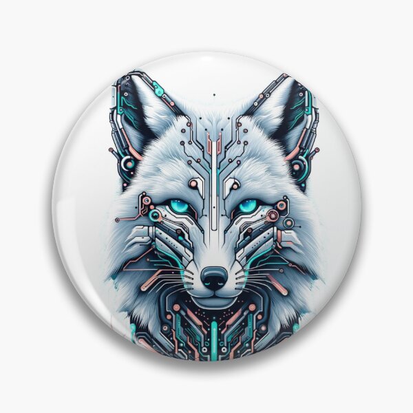 Item preview, Tundra Trekker - Cyber Arctic Fox designed and sold by MrAI-Store.