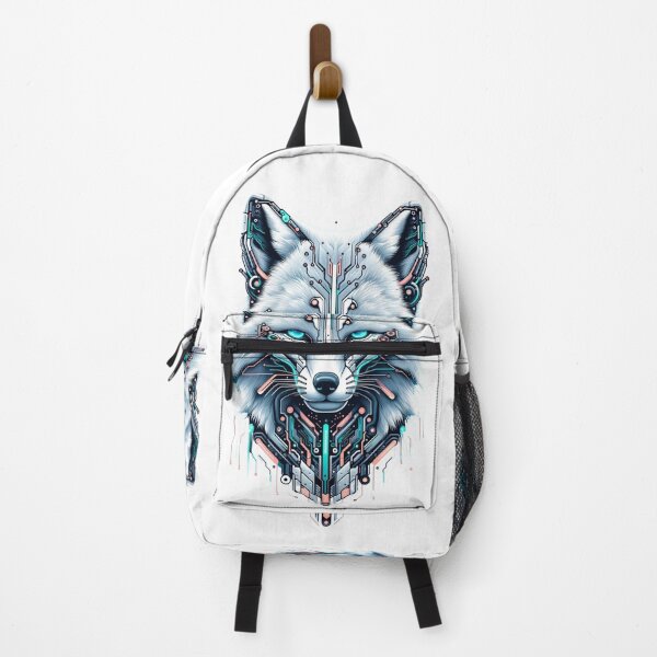 Item preview, Tundra Trekker - Cyber Arctic Fox designed and sold by MrAI-Store.