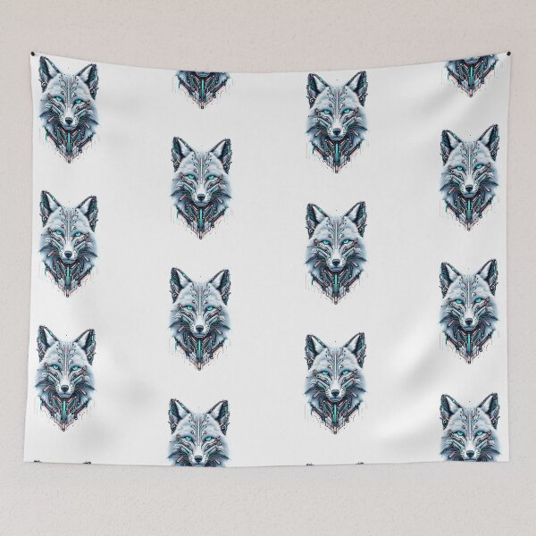 Item preview, Tundra Trekker - Cyber Arctic Fox designed and sold by MrAI-Store.