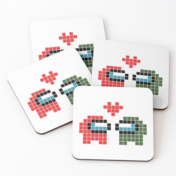 Item preview, Pixel Invader Among Love designed and sold by Pixel-Invader.