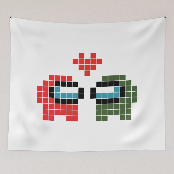 Item preview, Pixel Invader Among Love designed and sold by Pixel-Invader.