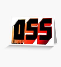 OSS BJJ Greeting Card