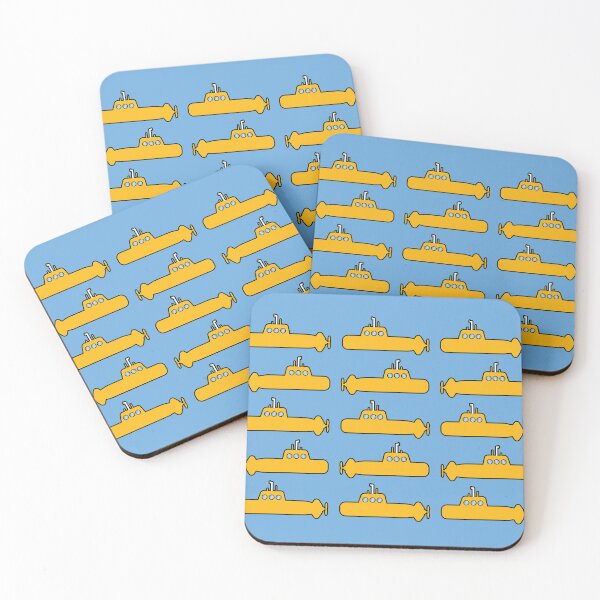 Item preview, A flotilla of yellow submarines designed and sold by HelpfulMonsters.