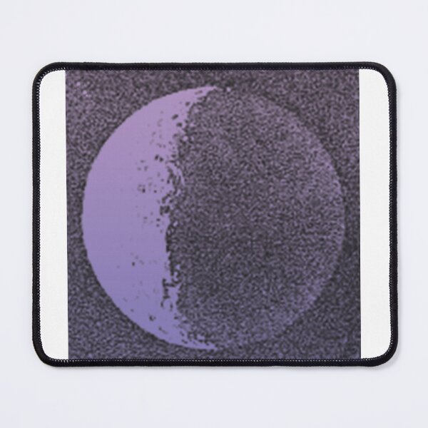 Item preview, Black Moon Shadow lilac-lavender gradient on black designed and sold by mariahmcmo.