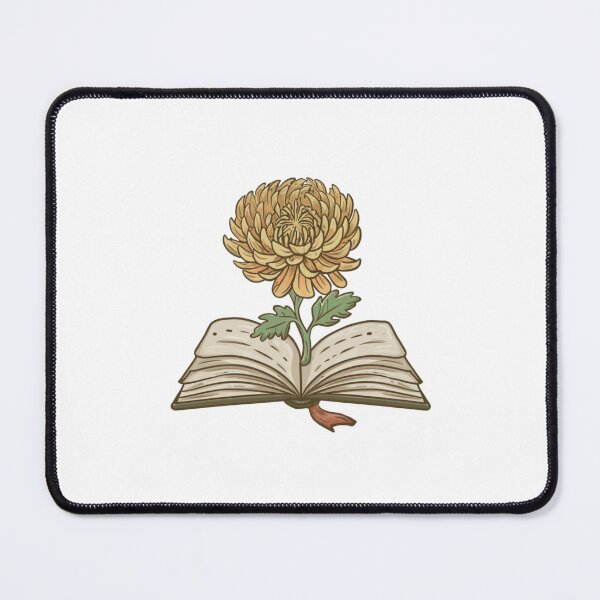 Item preview, Flowers Growing From Book | Yellow Chrysanthemum designed and sold by CircinusStore.