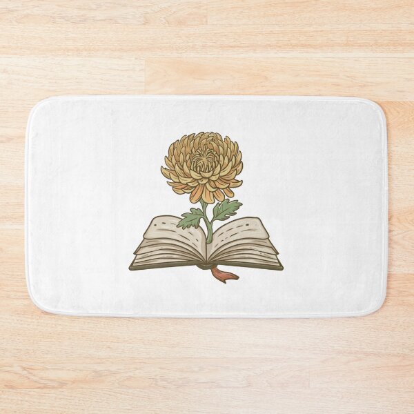 Item preview, Flowers Growing From Book | Yellow Chrysanthemum designed and sold by CircinusStore.