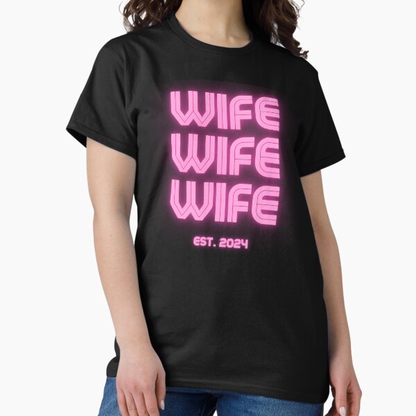 Item preview, Wife est 2024 couple designed and sold by MeroZone.