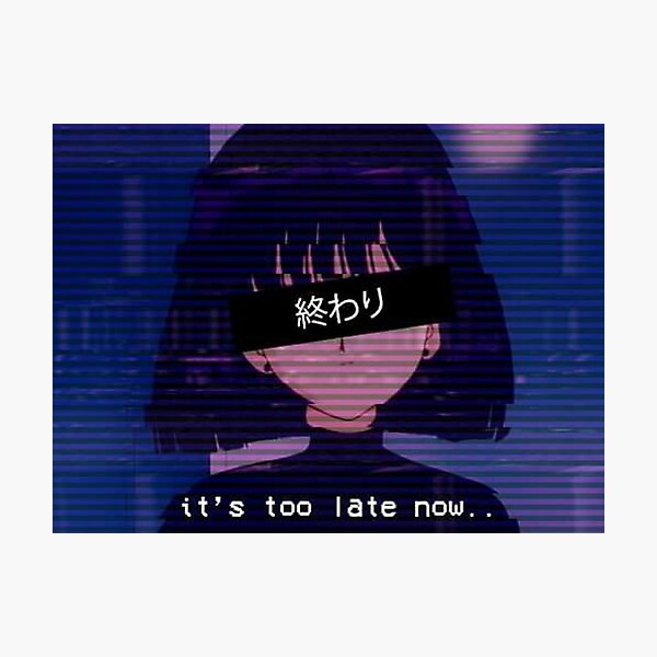 Aesthetic Girl anime Depression