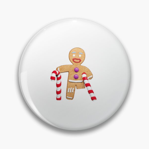 Item preview, Gingerbread Man with candy Sticker designed and sold by Daisy Collins.