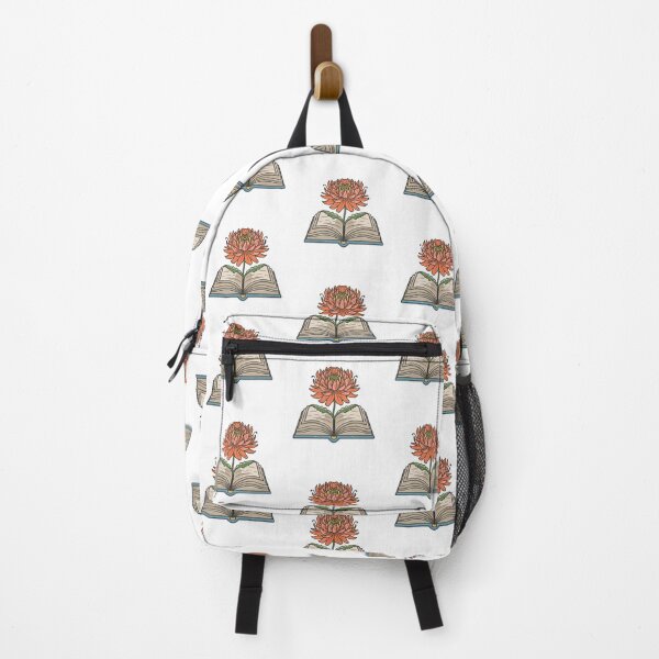 Item preview, Flowers Growing From Book | Orange Chrysanthemum designed and sold by CircinusStore.