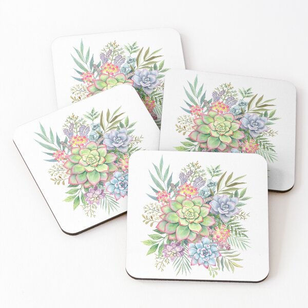 Item preview, Watercolor Succulent 012 designed and sold by CarobWay.
