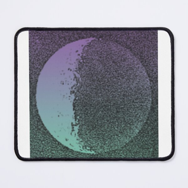Item preview, Black Moon Shadow lilac-mint green gradient on black designed and sold by mariahmcmo.