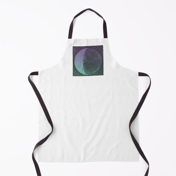 Item preview, Black Moon Shadow lilac-mint green gradient on black designed and sold by mariahmcmo.