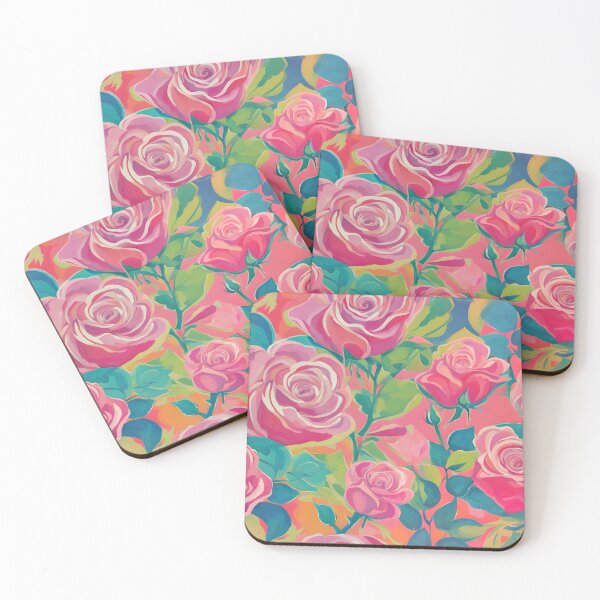 Item preview, Preppy roses oil painting designed and sold by SophieClimaArt.