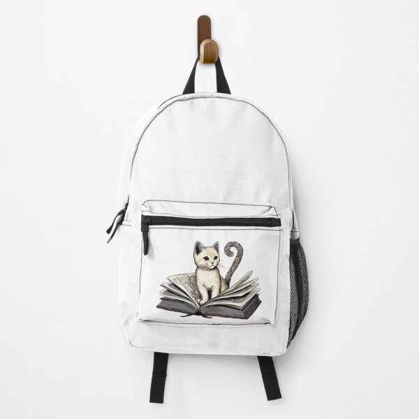 Item preview, Small Cute Cat Standing Inside a Book designed and sold by Goondzik.