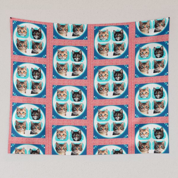 Item preview, cat pattern designed and sold by PatronesKawai.