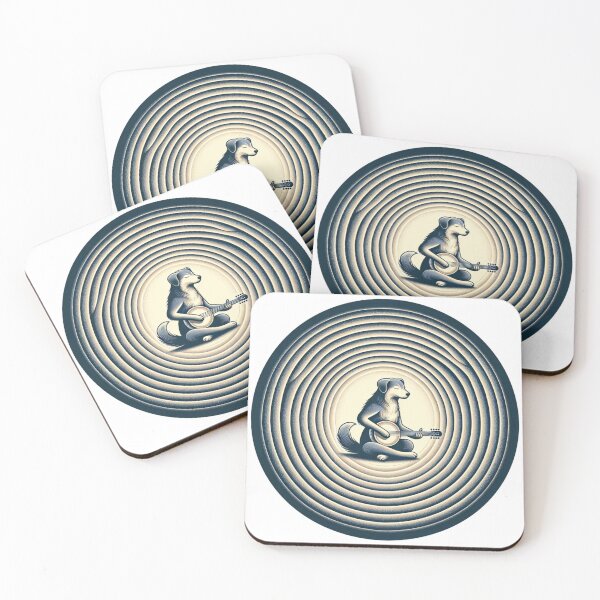Item preview, Canine Serenade in Harmonic Spirals designed and sold by AnCollection.