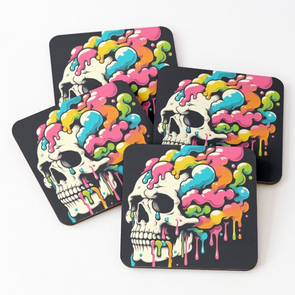 Aperçu de l'œuvre Drippy Skull créée et vendue par Jmacc123.