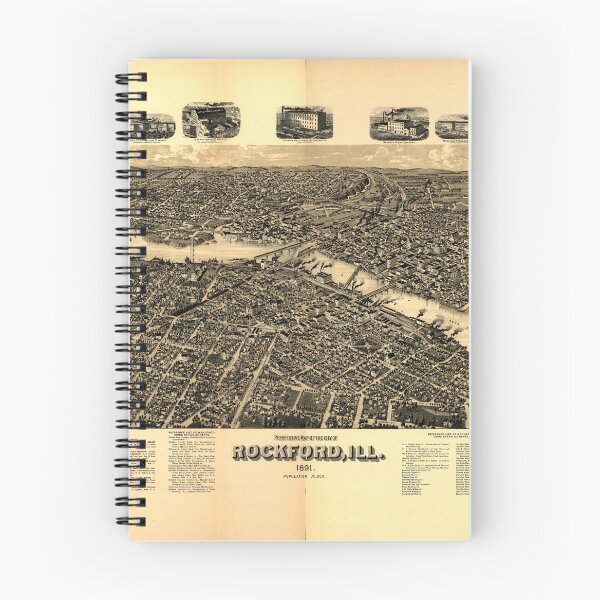 Item preview, Rockford, Illinois (1891) designed and sold by allhistory.