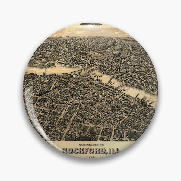 Item preview, Rockford, Illinois (1891) designed and sold by allhistory.
