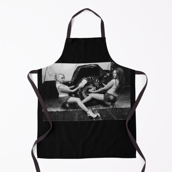 Item preview,  Sexy Women Car Wash Black and White Art  designed and sold by theniteflix.