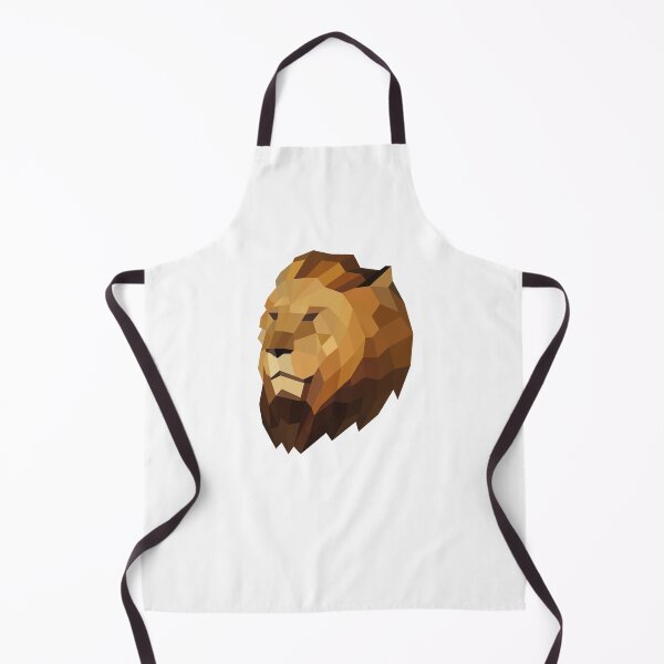 Item preview, Yellow Geometric Lion Head designed and sold by shaldesign.