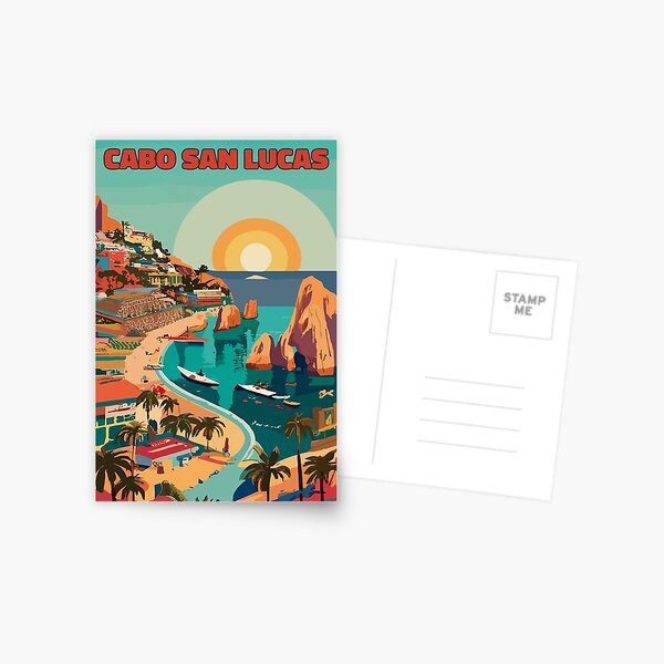 Item preview, A Vintage Travel Art of Cabo San Lucas - Mexico designed and sold by GoodOldVintage.