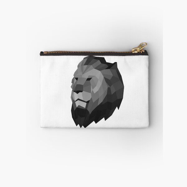 Item preview, Grey Geometric Lion Head designed and sold by shaldesign.