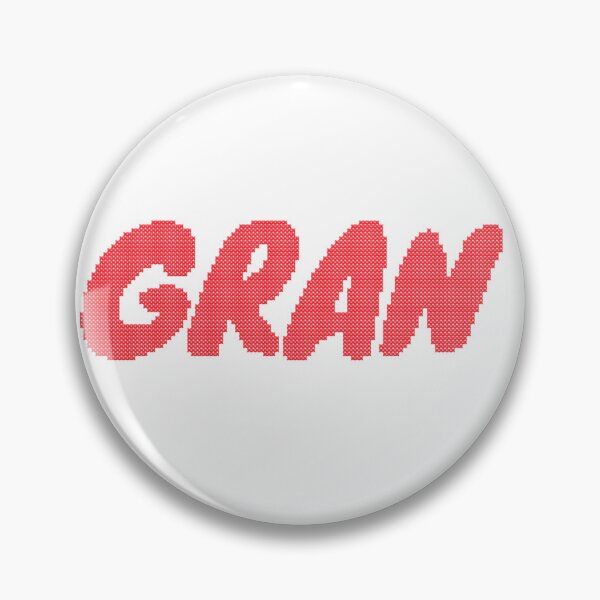 Item preview, Gran Red Faux Cross Stitch  designed and sold by CraftBazaarUK.