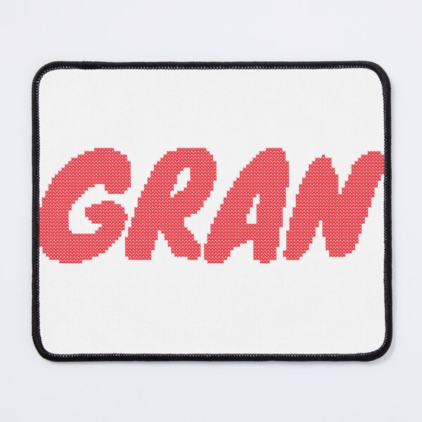 Item preview, Gran Red Faux Cross Stitch designed and sold by CraftBazaarUK.