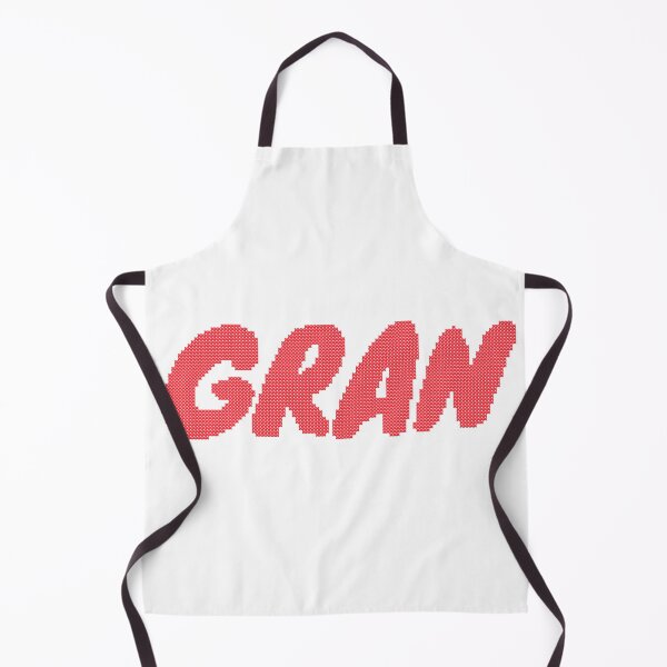 Item preview, Gran Red Faux Cross Stitch  designed and sold by CraftBazaarUK.
