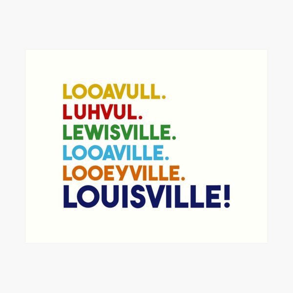 Item preview, Funny Louisville Names designed and sold by zsonn.
