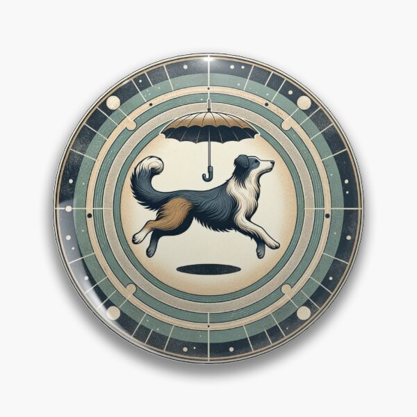 Item preview, Canine Grace in Geometric Orbit designed and sold by AnCollection.