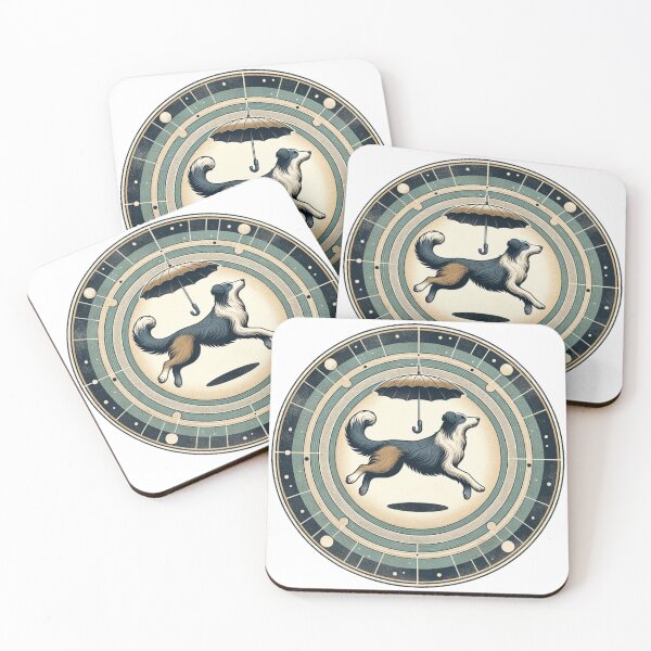 Item preview, Canine Grace in Geometric Orbit designed and sold by AnCollection.