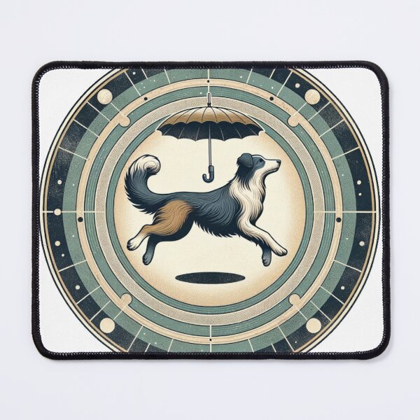 Item preview, Canine Grace in Geometric Orbit designed and sold by AnCollection.