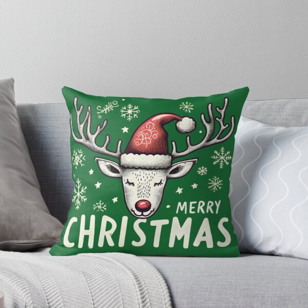 Item preview, merry christmas reindeer designed and sold by peno-.