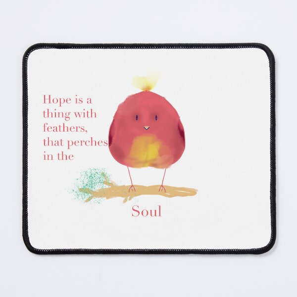 Item preview, Emily dickinson - hope is a thing with feathers (bird) designed and sold by Apricity-.
