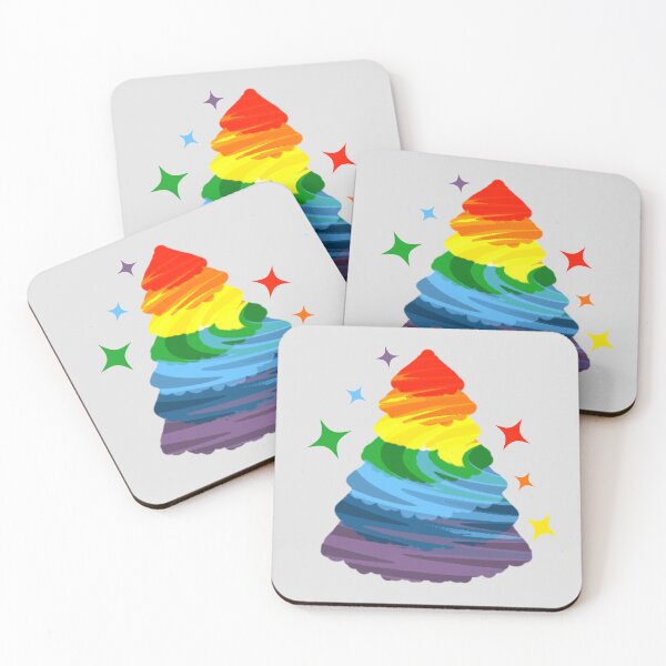 Item preview, LGBT+ Christmas tree designed and sold by CreativaNook.