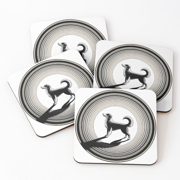Item preview, Canine Elegance in Abstract Swirls designed and sold by AnCollection.