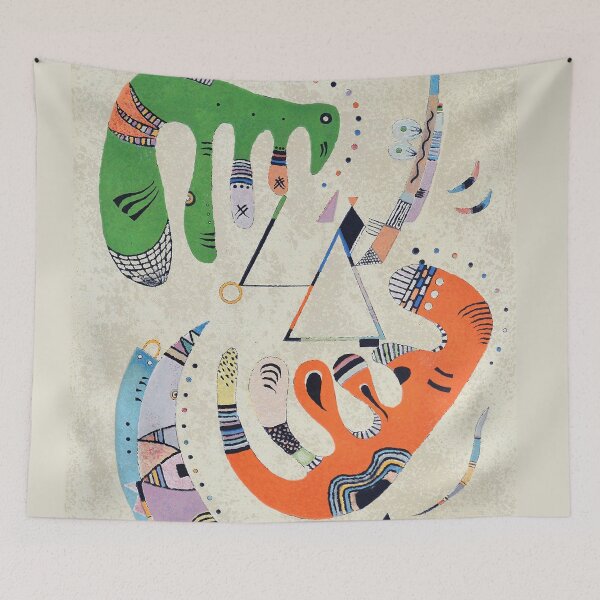 Item preview, HD. Green_and_Red, by Wassily Kandinsky designed and sold by MINDTHECHERRY.