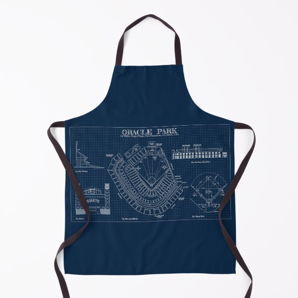 Item preview, Oracle Park - Navy Blueprint designed and sold by BGALAXY.