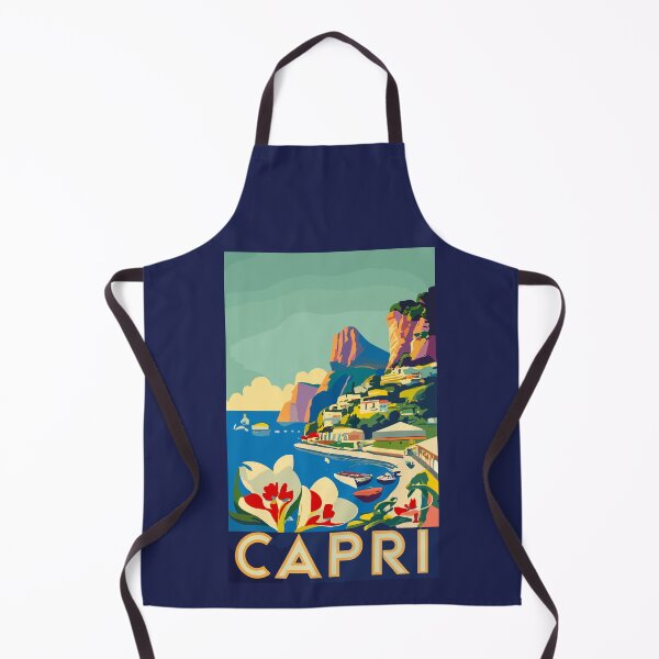 Item preview, A Vintage Travel Art of Capri - Italy designed and sold by GoodOldVintage.