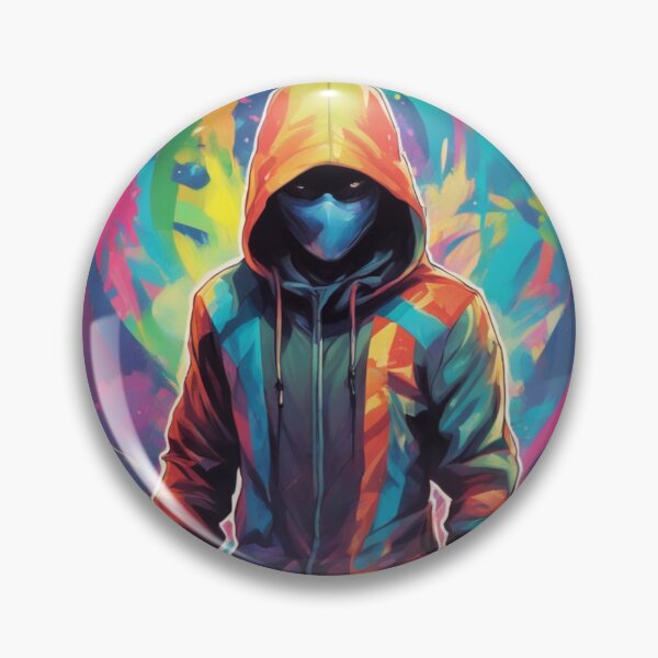Item preview, Splash boom bang cool alien ninja with hoodie #2 designed and sold by Woodoartdesign.
