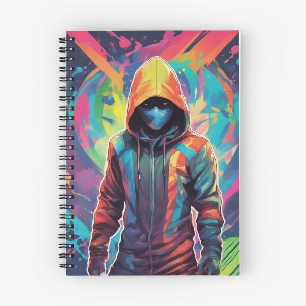 Item preview, Splash boom bang cool alien ninja with hoodie #2 designed and sold by Woodoartdesign.