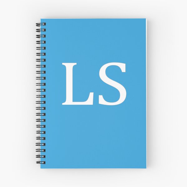Aperçu de l'œuvre LS Initiales Monogramme Lettres blanches élégantes créée et vendue par Jeallan Designs.