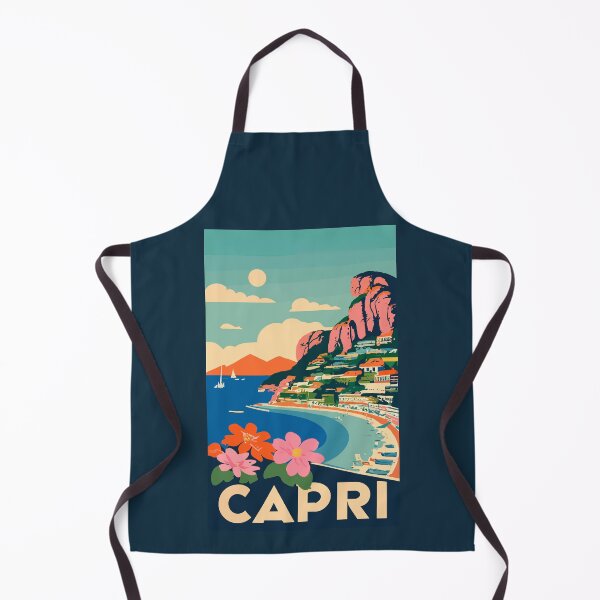 Item preview, A Vintage Travel Art of Capri - Italy designed and sold by GoodOldVintage.