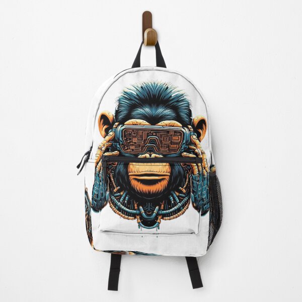Item preview, Jungle Swinger - Cyber Chimpanzee designed and sold by MrAI-Store.