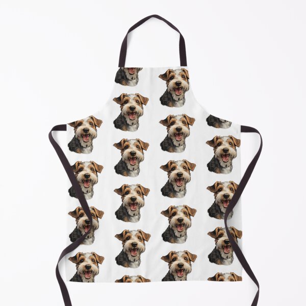 Item preview, Cute Smiling Wirehaired Fox Terrier Dog designed and sold by ReeHub.