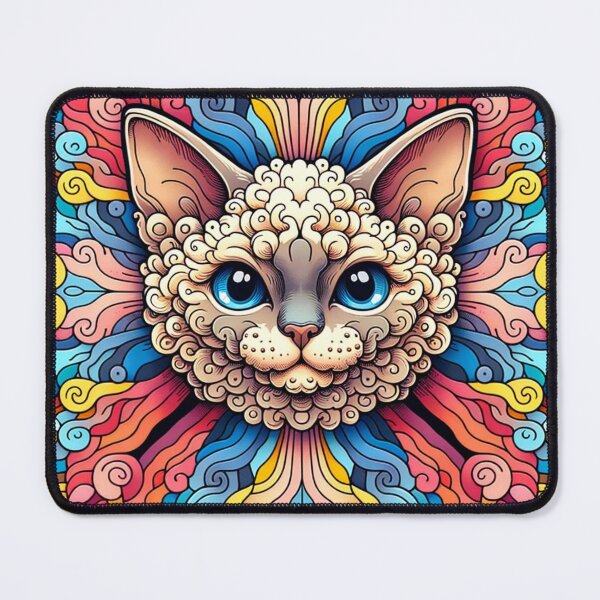 Item preview, Vibrant Devon Rex  designed and sold by CharmStudio.